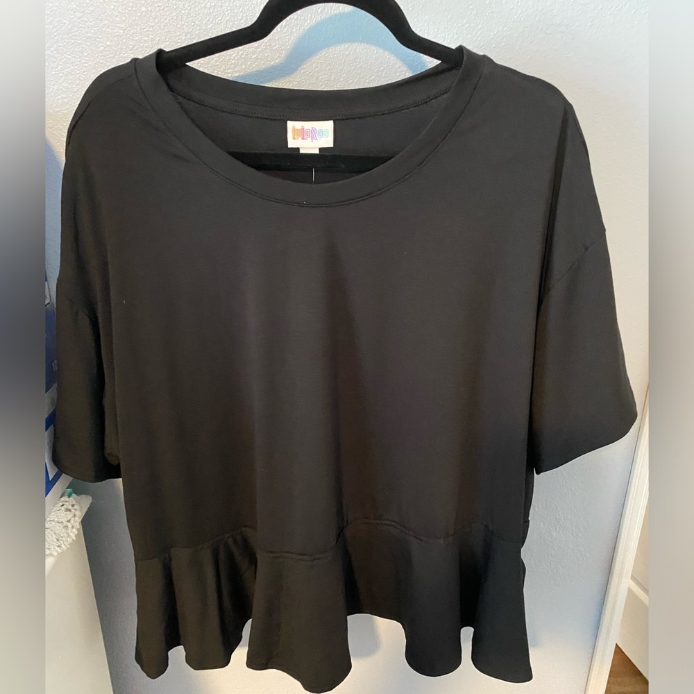 Brand New, June Ruffled Hem Top by LulaRoe